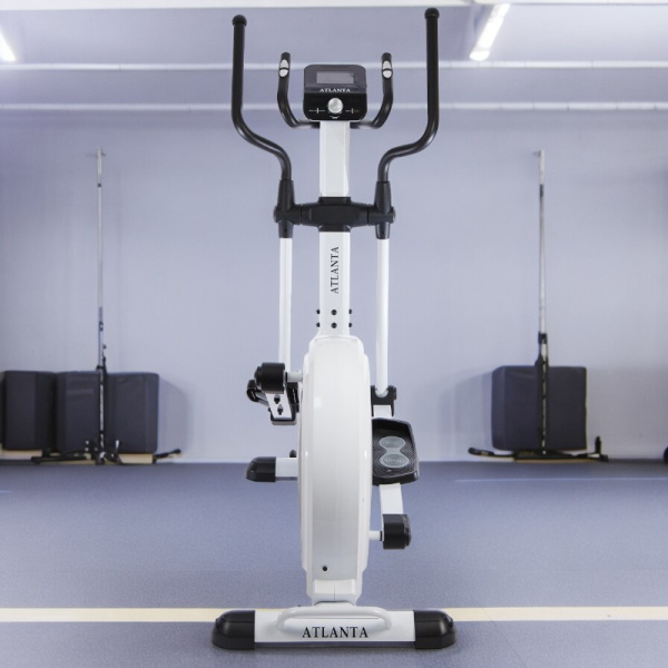 Эллиптический тренажер Белый / Эффективный, помогает укрепить здоровье и физическую форму